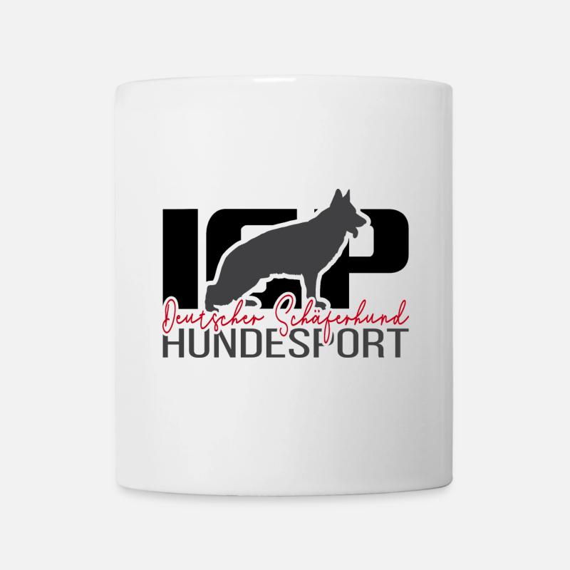DEUTSCHER SCHÄFERHUND IGP Hundesport Hund Wilsigns - Tasse - Weiß