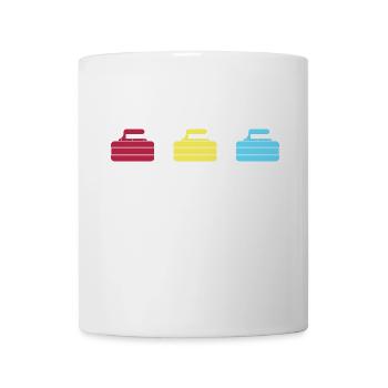 Curling curling stones curling curl - Mug - white - Front
