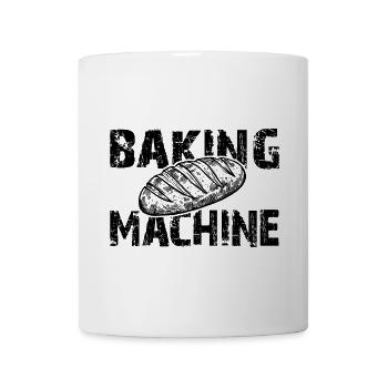 I bake my own bread - funny baking motif - Mug - white - Front