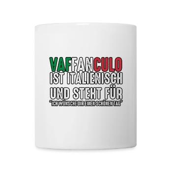 Italie Vaffanculo italien - Mug blanc - blanc - Devant