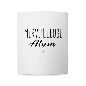 Atsem Merveilleuse atsem cadeau nounou nourice - Mug blanc - blanc - Devant