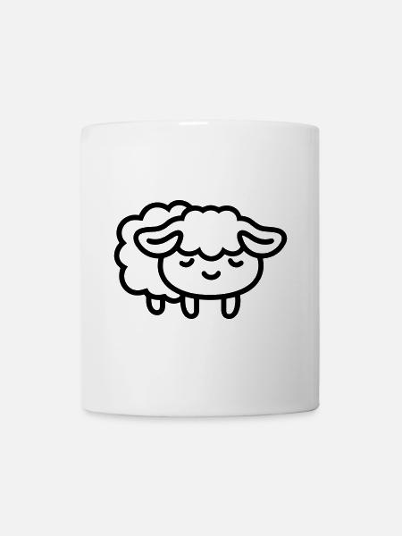 Schaf - Tasse - Weiß