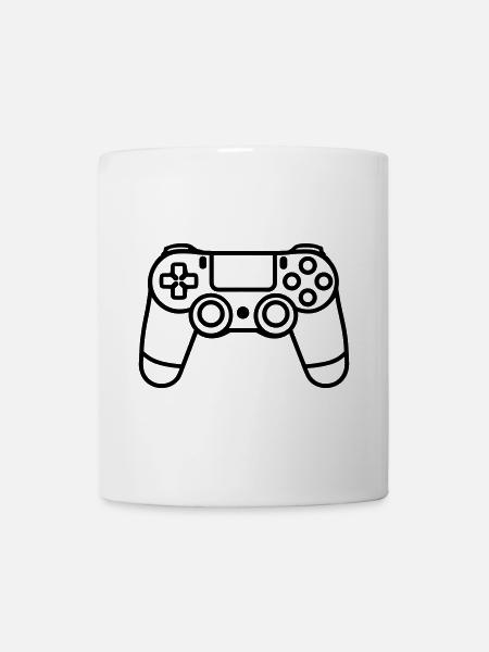 Videospiel-Controller - Tasse - Weiß