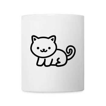 Katze - Tasse - Weiß - Vorne