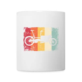 Lastenfahrrad Lastenrad Cargo Bike Cargobike - Mug - white - Front