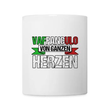 Italien Italiener Vaffanculo - Tasse - Weiß - Vorne