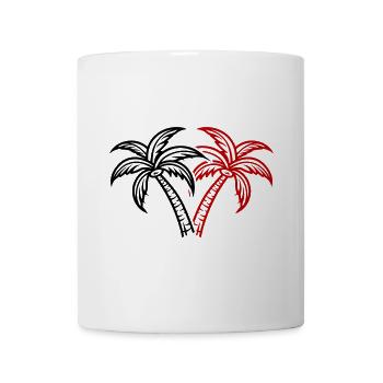 Palm Tree Island Icon Summer - Mug - white - Front