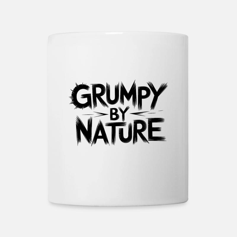 Bad-tempered and grumpy, leave me alone - Mug - white