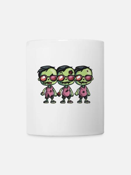 Zombies Halloween Cool - Tasse - Weiß