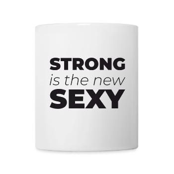 Strong is the new sexy - Tasse - Weiß - Vorne