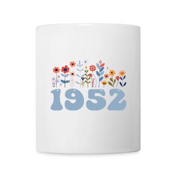 1952 Floral Pattern 1952 Floral Theme Flowers 1952 - Mug - white - Front