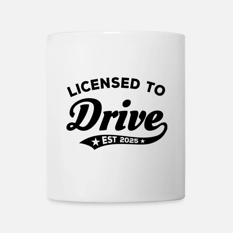 Permis de conduire - Permis de conduire 2025 réussi - Mug blanc - blanc