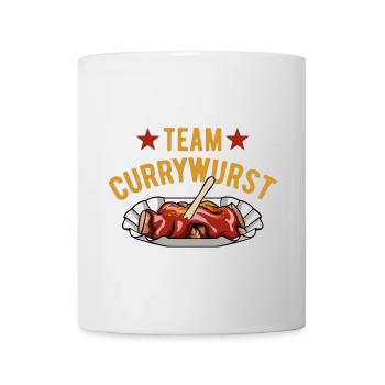 Team Currywurst - Fast Food - Kult - Tasse - Weiß - Vorne