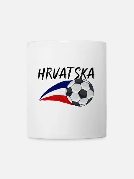 Croates Croates Croates Croatine Hrvatska Croatie - Mug blanc - blanc
