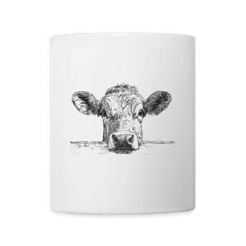 Kuh - Tasse - Weiß - Vorne