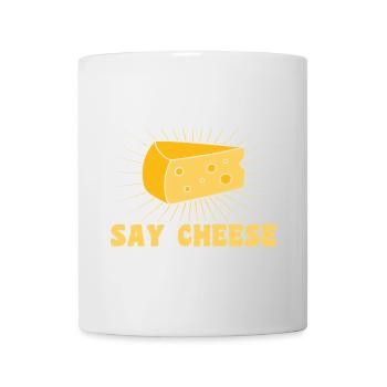 Say cheese - Mug - white - Front