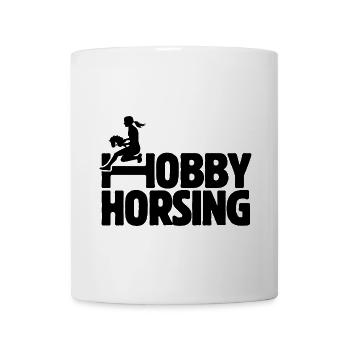 Hobby Horsing - Hobby Cheval - Equitation - Cadeau - Mug blanc - blanc - Devant