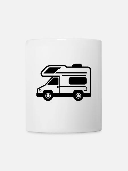 Wohnmobil - Tasse - Weiß