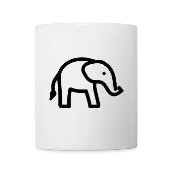 Elephant - Mug - white - Front