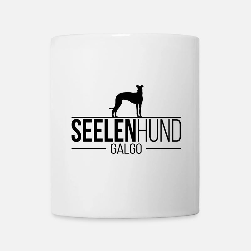 SEELENHUND Galgo Hundespruch Wilsigns Hunde - Tasse - Weiß