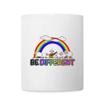 Schaf - be different - Tasse - Weiß - Vorne