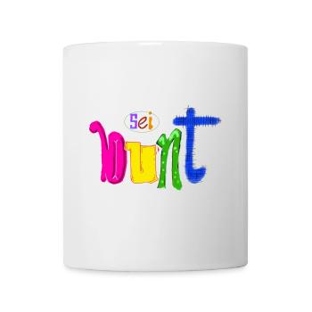 Bunt - Tasse - Weiß - Vorne