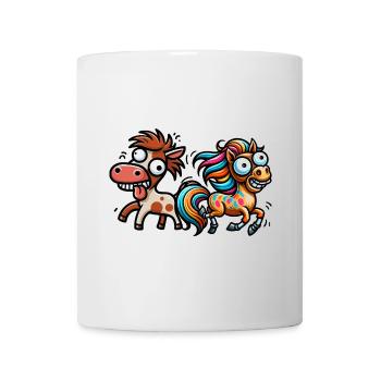 Crazy Horses Horse Rider Rider Horse Pony - Mug - white - Front