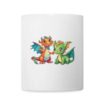 Dragon Dragon Kids Child Mythical Creature - Mug - white - Front