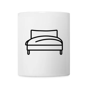 Bett - Tasse - Weiß - Vorne
