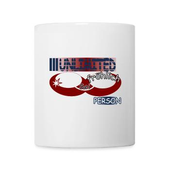 Soyez joyeux - Mug blanc - blanc - Devant