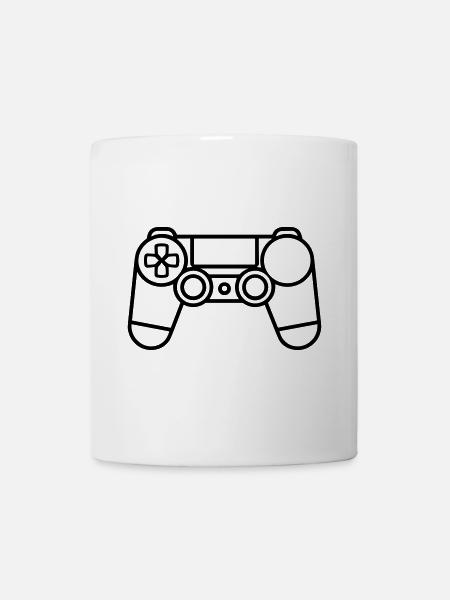 Videospiel-Controller - Tasse - Weiß