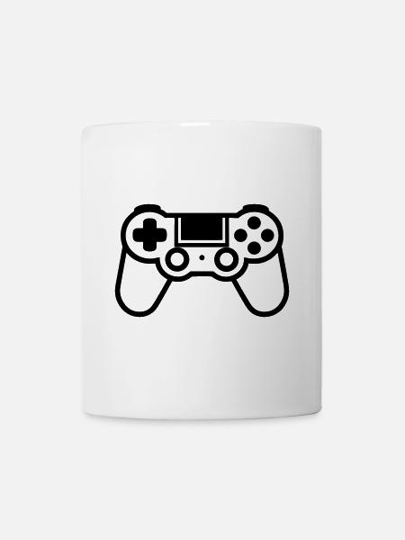 Videospiel-Controller - Tasse - Weiß