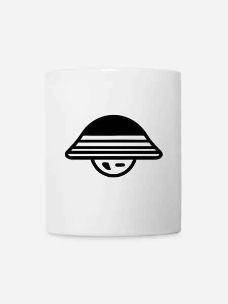 fliegende Untertasse - Tasse - Weiß