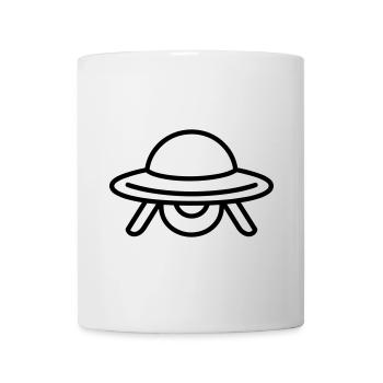 flying saucer - Mug - white - Front