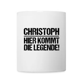 First name Chris Christoph - Mug - white - Front