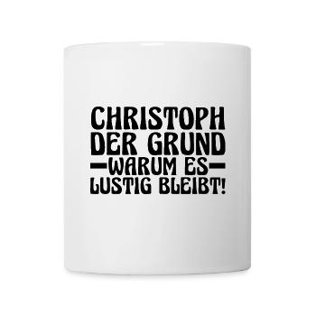 Prénom Chris Christoph - Mug blanc - blanc - Devant