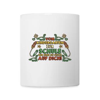Parents Écolier École primaire Première classe Inscription - Mug blanc - blanc - Devant