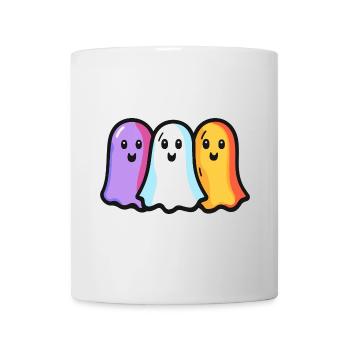 Geister Halloween Bunt - Tasse - Weiß - Vorne
