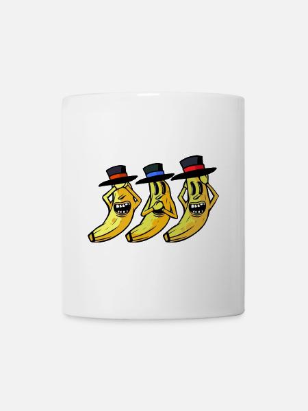 banane drôle drôle drôle banane fruit fruit - Mug blanc - blanc