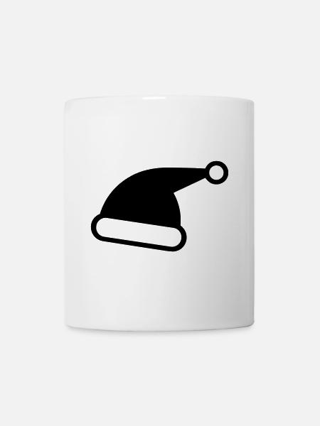 Weihnachtsmütze - Tasse - Weiß