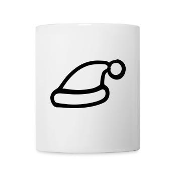 Christmas hat - Mug - white - Front