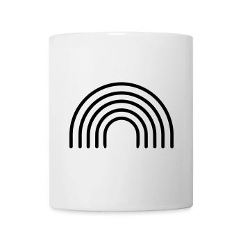Arc en ciel - Mug blanc - blanc - Devant