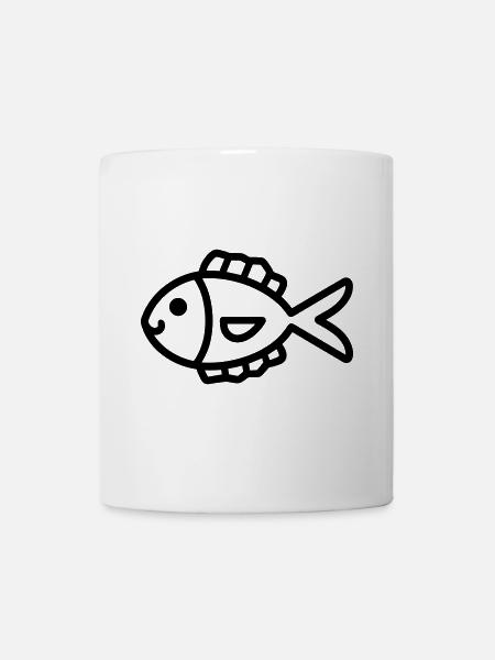 Fisch - Tasse - Weiß