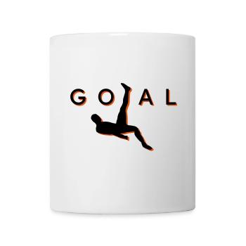 Football overhead kick goal - Mug - white - Front