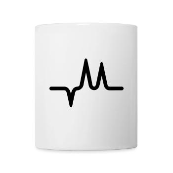 Pulse, heartbeat - Mug - white - Front