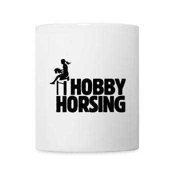 Hobby Horsing - Hobby Cheval - Equitation - Cadeau - Mug blanc - blanc - Devant