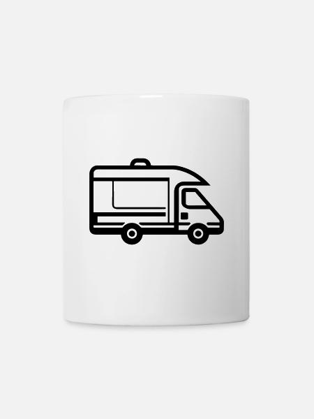 Wohnmobil - Tasse - Weiß