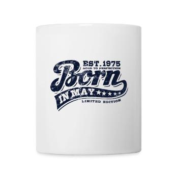 Born in May 1975 - Geburtstag - Geschenk - Tasse - Weiß - Vorne