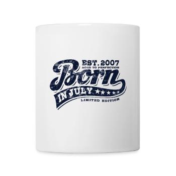 Born in July 2007 - Birthday - Gift - Mug - white - Front
