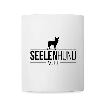 SOUL DOG Chien Mudi disant les chiens de Wilsign - Mug blanc - blanc - Devant